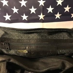 VTG Kenneth Cole Women's Black Leather Shoulderbag